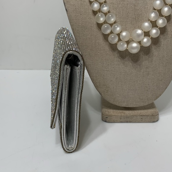 Rhinestone clutch clear irridescent - Picture 3 of 14